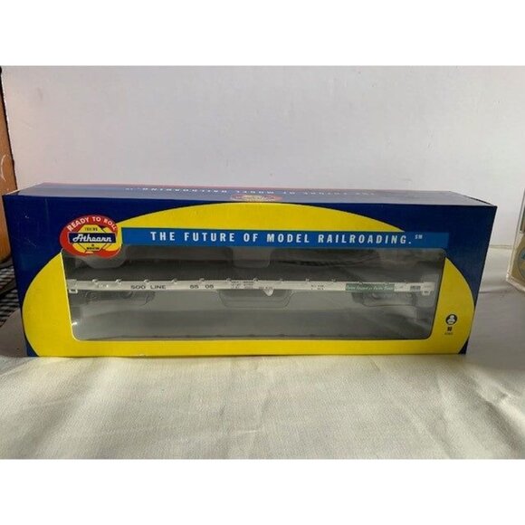 Athearn 97822 HO SOO Line 60' Ready-to-Run Flat Car #5505 with Box - Picture 7 of 10